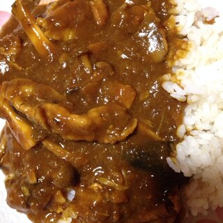 チョコ入れてみました✩カレー